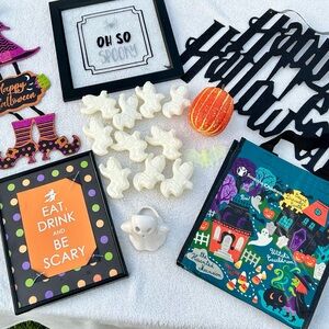 Halloween Bundle Ghost Lights Hanging Witch Spooky Spider Hanging frames